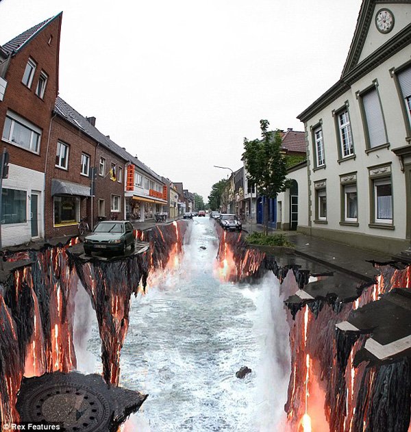 50个超逼真的街头3D艺术