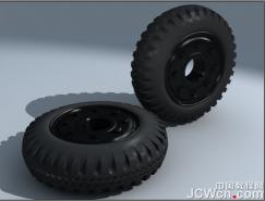 3dsMAX建模實例教程:制作汽車輪胎