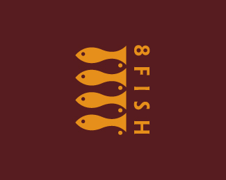 标志设计元素运用实例：鱼