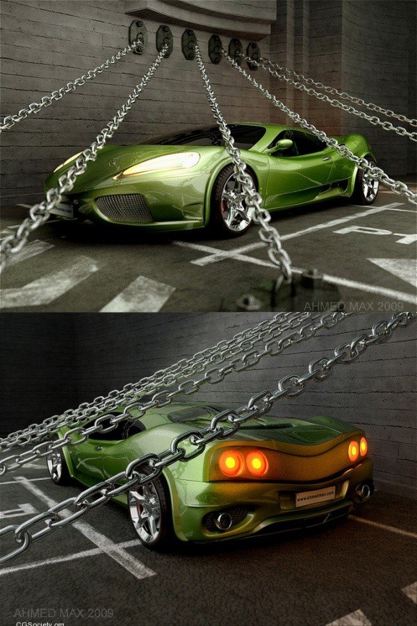 50张惊艳的3D汽车渲染