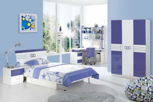 12个蓝色卧室室内设计欣赏