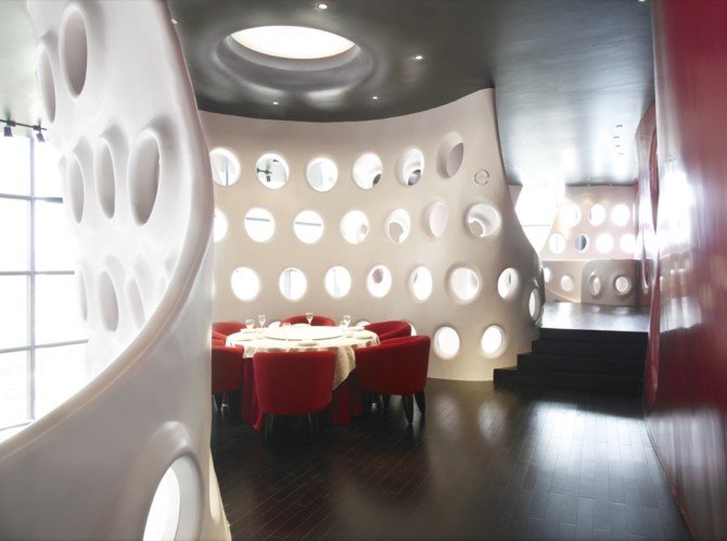 深圳蜂巢概念餐厅室内设计