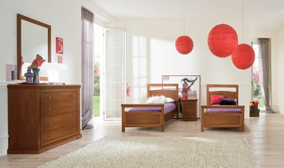 10个使用古典家具的国外现代女孩房间设计