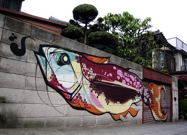 国外漂亮的街头绘画艺术