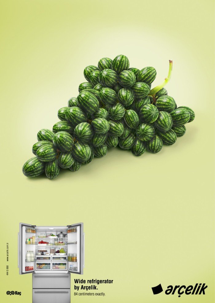 Arçelik 大容量冰箱广告欣赏