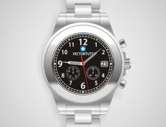 CorelDraw創建一個鋼制手表