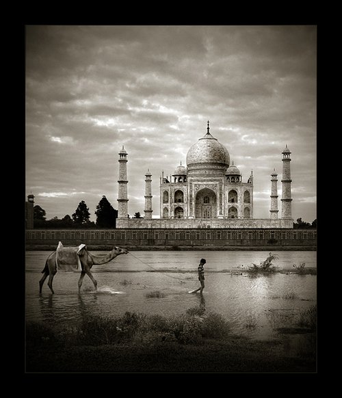 泰姬陵(Taj Mahal)黑白照片欣赏