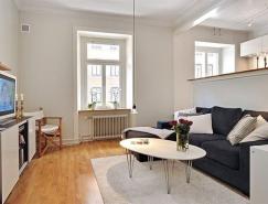 復古元素運用：瑞典60平米兩居室公寓設計