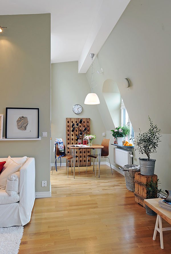 114平米北欧风情: 舒适明亮的公寓设计