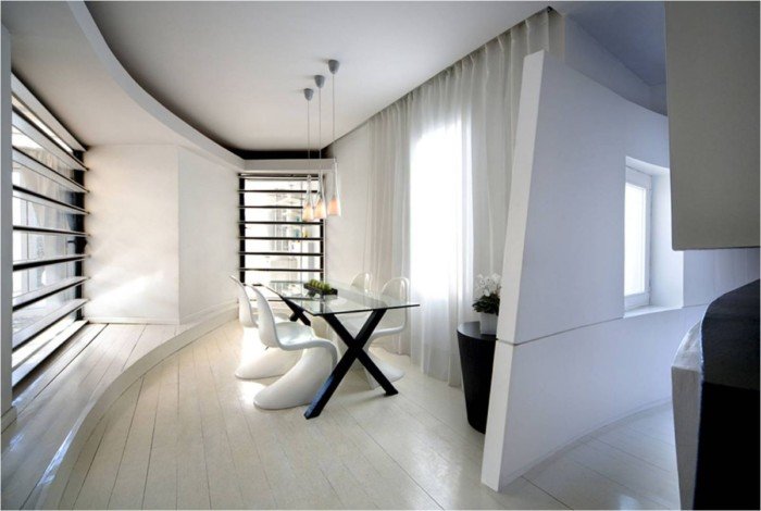 马德里The Ruiz-Maasburg顶层公寓室内设计