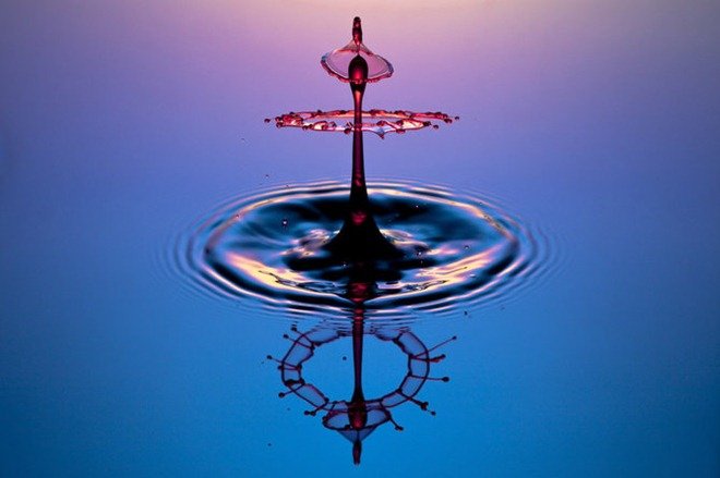 Corrie White高速摄影作品：液体飞溅的美丽水花