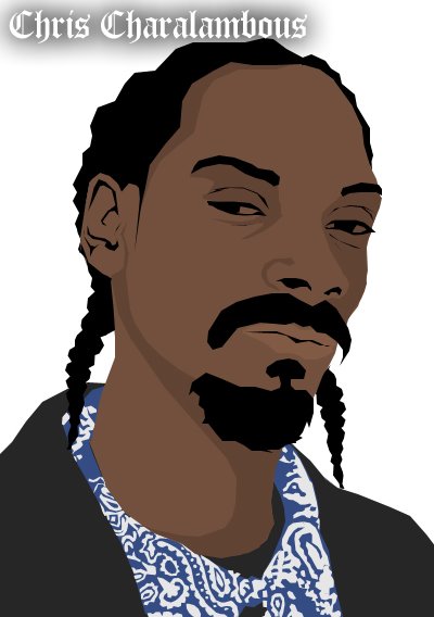 人物插画欣赏：说唱巨星Snoop Dogg