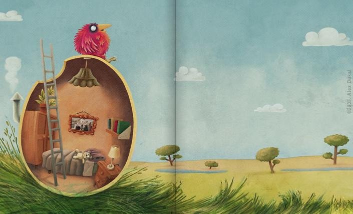 阿根廷插画师Alex Dukal：儿童读物插画设计