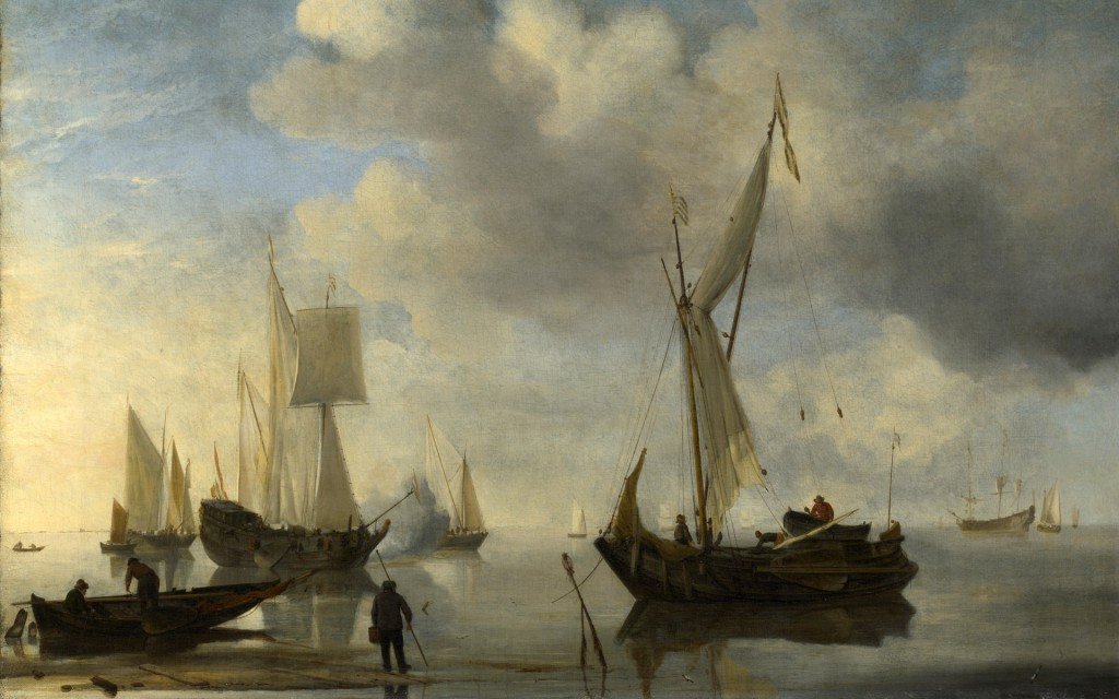伦敦国家画廊：杰出的战舰及海景绘画作品