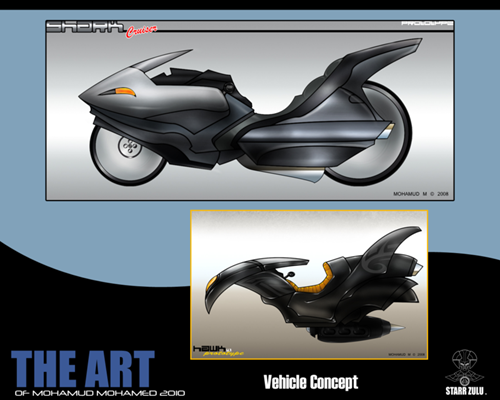 21款概念摩托车CG作品