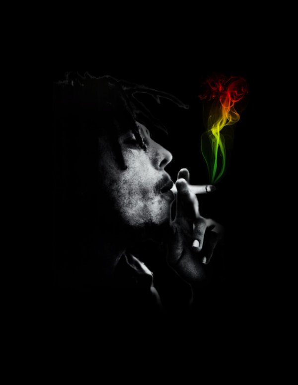 明星插画: 牙买加雷鬼音乐大师Bob Marley