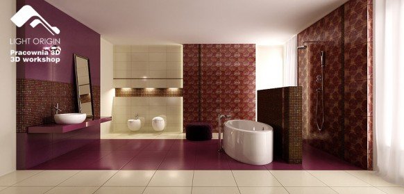 国外现代华丽的浴室设计