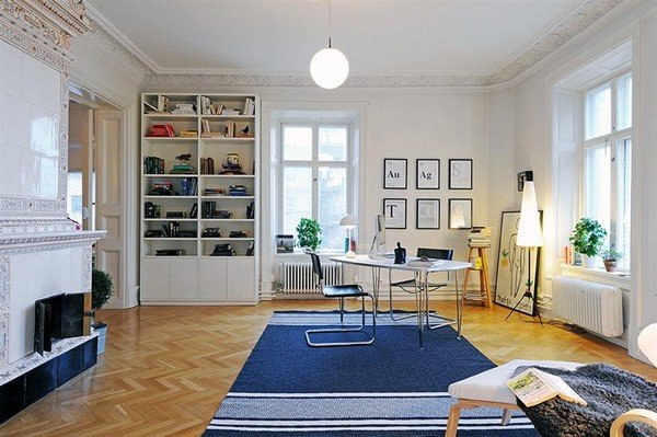 瑞典北欧风情的大户型公寓设计
