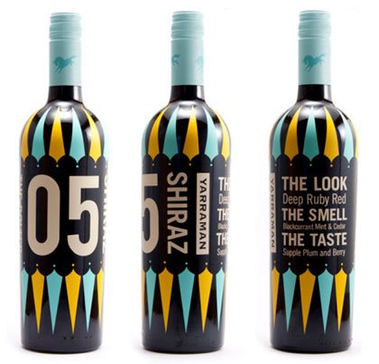 50个创意葡萄酒瓶贴设计
