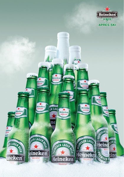 20个Heineken啤酒平面广告和视频广告