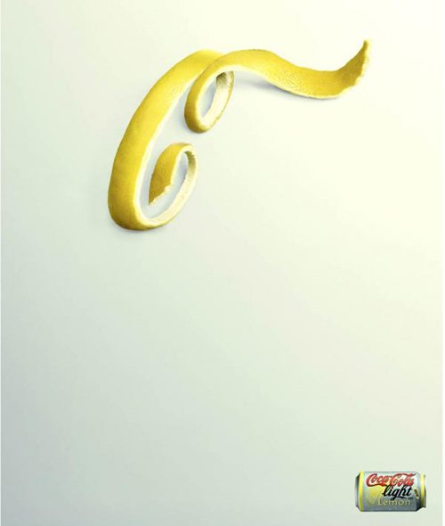平面广告：漂亮的文字设计