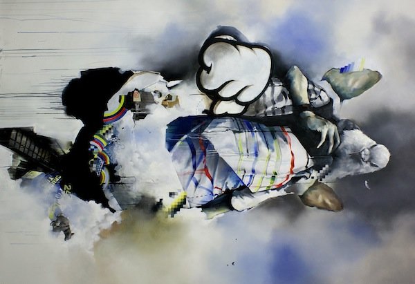 艺术家Joram Roukes混搭绘画作品