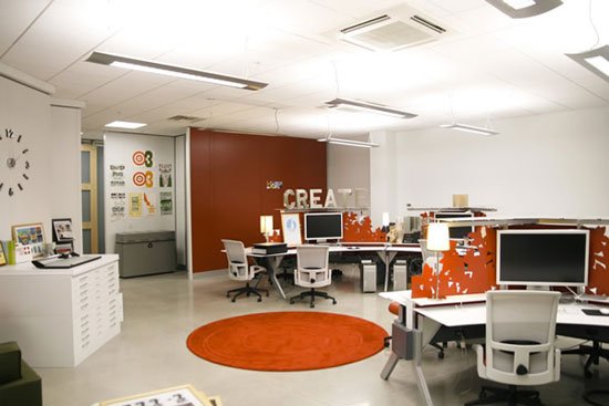 国外设计公司的办公空间和环境设计