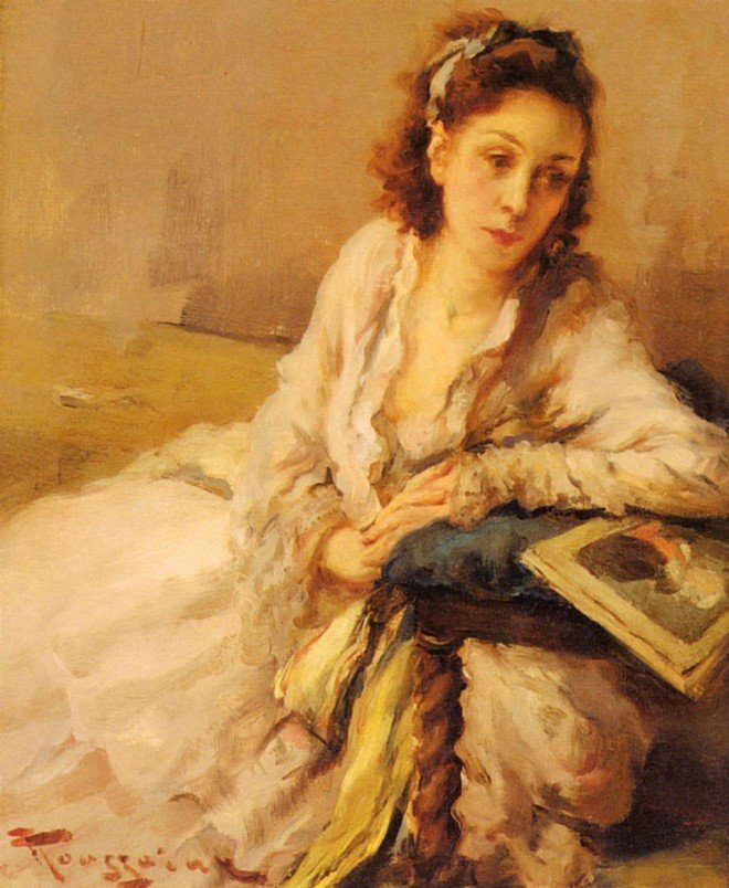 比利时后印象派画家Fernand Toussaint（1873年—1956年）