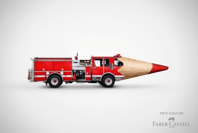 真实的色彩：Faber-Castell彩色铅笔广告