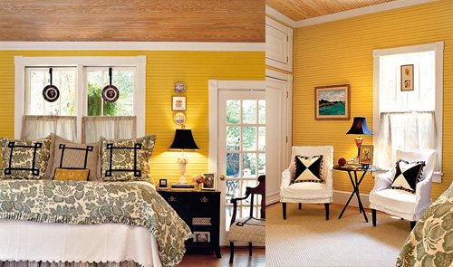照亮你的心情：黄色调卧室设计欣赏
