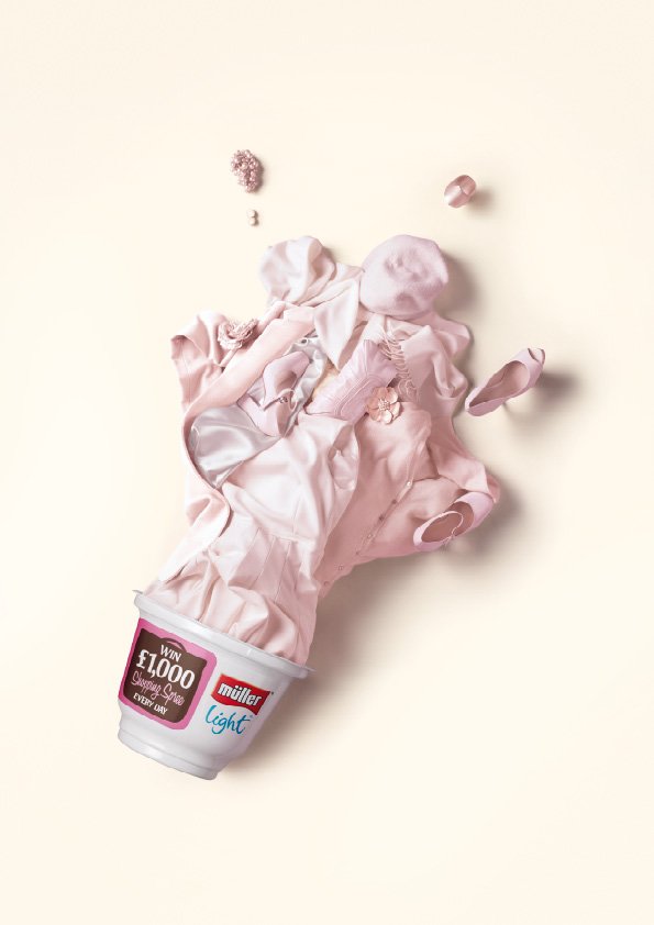 Mullerlight低脂酸奶广告