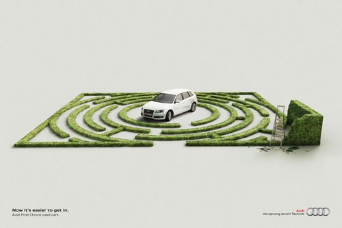 70张创意汽车广告欣赏
