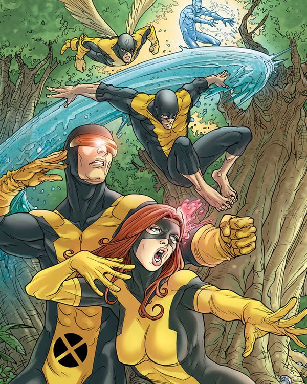 漫画英雄人物插画：X战警(X-Men)
