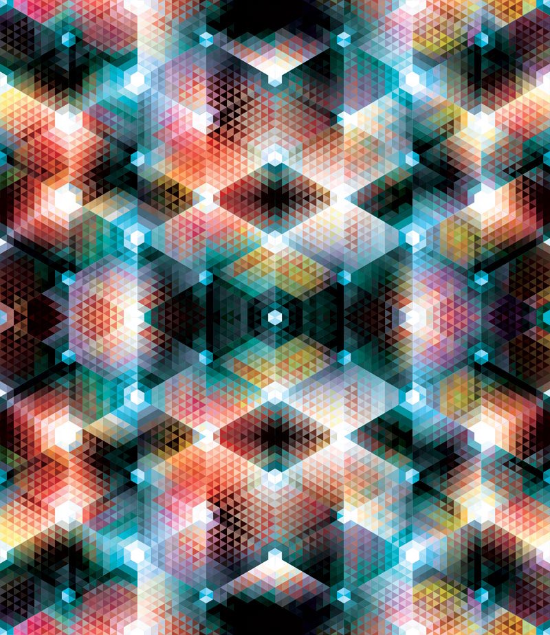 震撼的色彩几何世界：Andy Gilmore作品欣赏