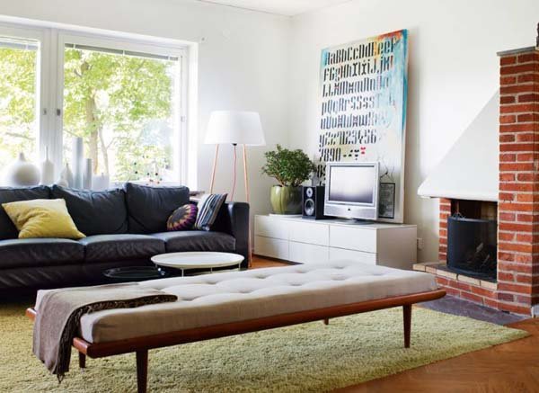 斯德哥尔摩个性化和舒适的80平米公寓设计