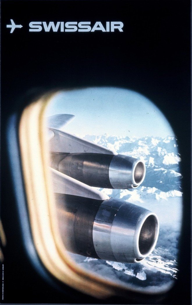 瑞士航空经典老海报欣赏