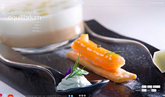 25个美味的食品和餐厅网站设计