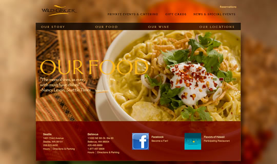 25个美味的食品和餐厅网站设计
