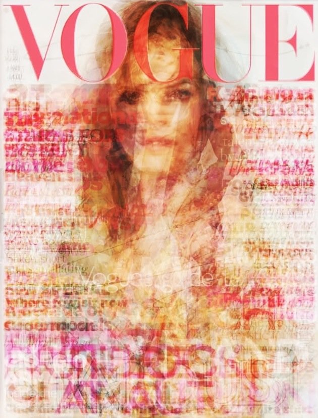 创意欣赏：Vogue 杂志封面合成拼贴