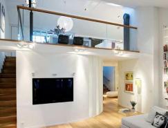 斯德哥爾摩一套復式公寓室內設計