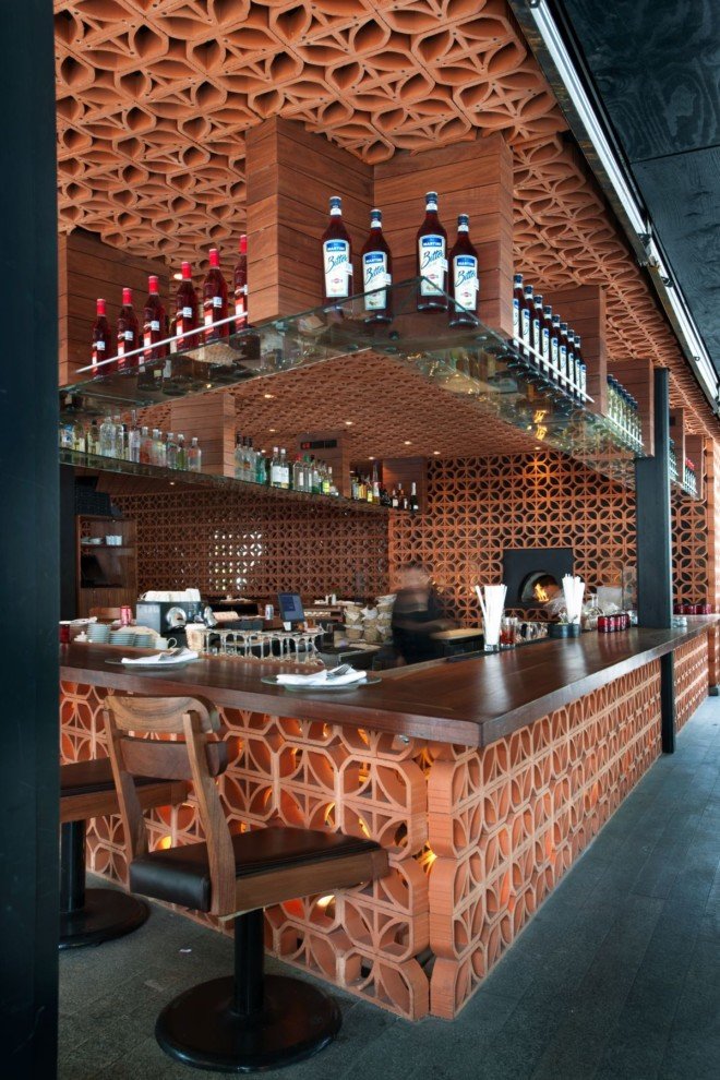 墨西哥城La Nonna餐厅室内设计