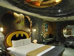蝙蝠侠主题的汽车旅馆客房设计