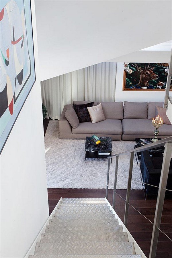斯德哥尔摩180平米现代复式公寓设计
