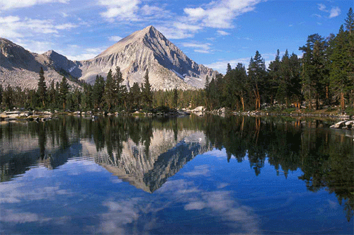 Bench Lake Morning Reflections