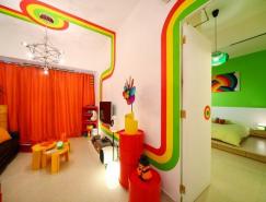 彩虹之家:香港77平米公寓設計
