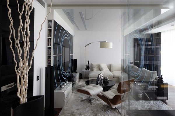 莫斯科现代时尚公寓室内设计