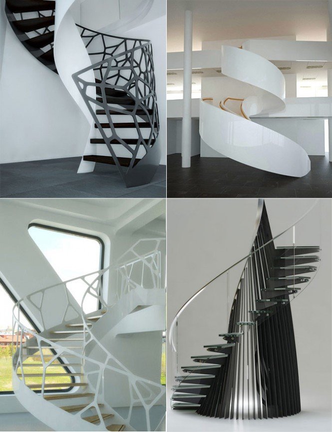 不同风格的创意室内楼梯设计