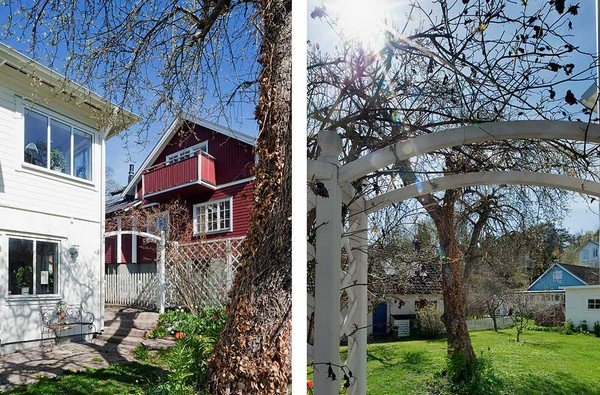 北欧风情：白色栅栏环绕 迷人的家