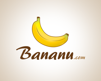 标志设计元素运用实例：香蕉和桔子