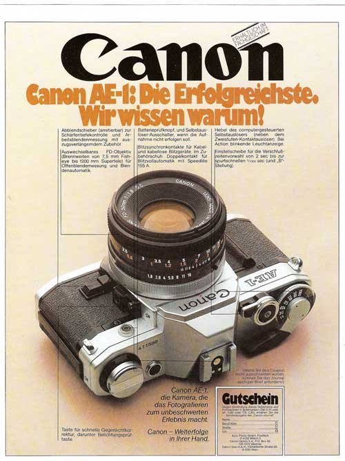 品味经典：老式相机广告